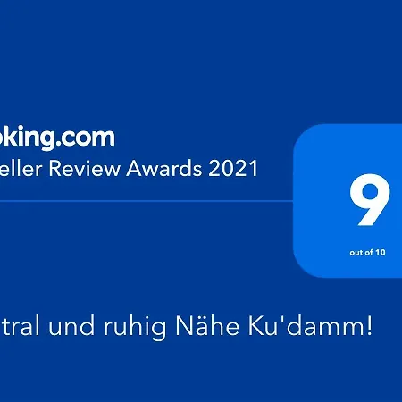 דירה Zentral Und Ruhig Nahe Ku'damm! *